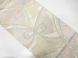 アンティーク　蝶模様織り出し袋帯(材料)